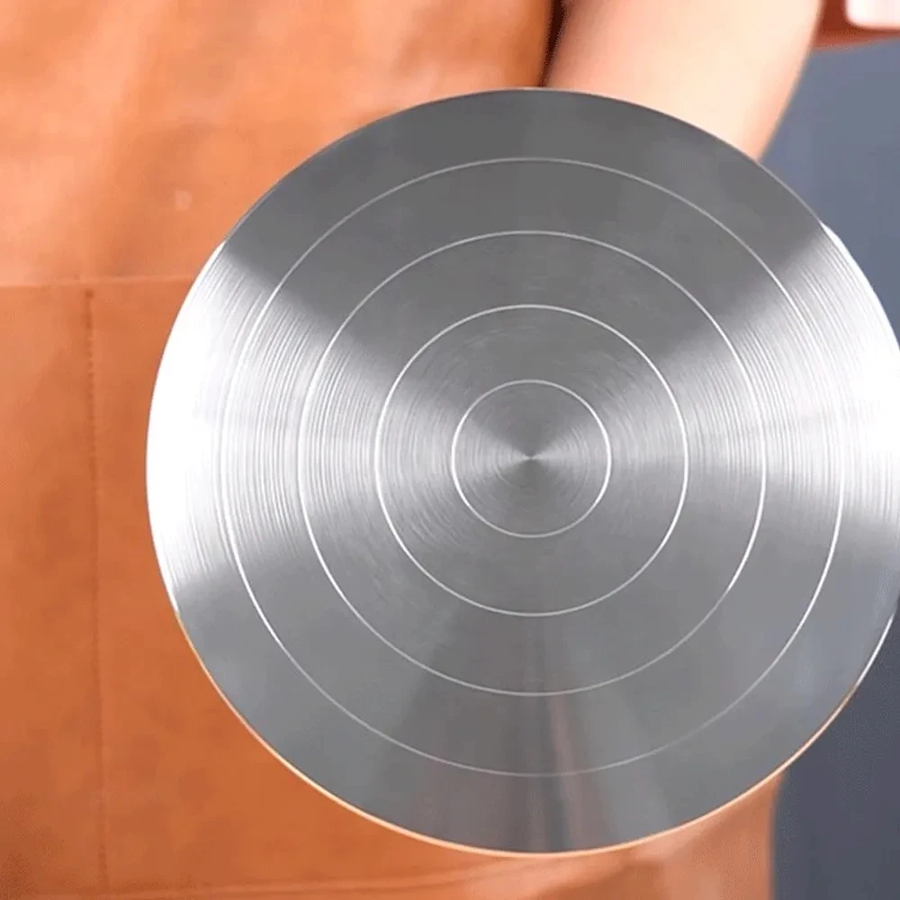 Pottery Wheel Rotating Turntable 11CM Double-Sided for DIY Clay Tools Ceramics Rotary Plate Pottery Turntable Tool