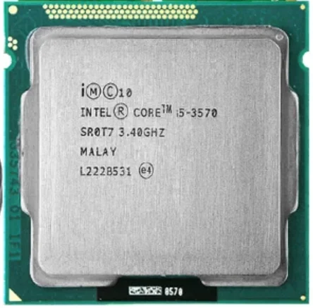 Бывший в употреблении настольный процессор Intel Core i3 i5 LGA 1155 3-го поколения 2100 2120 3220 3240 3330 3450 3470 3570 3550
