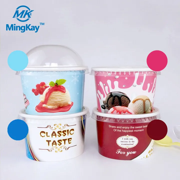 4 Oz Novelty 200 Ml Mini Dood. Grade Pp Material Bpa Free Custom Made Luxury Ice Cream Cups