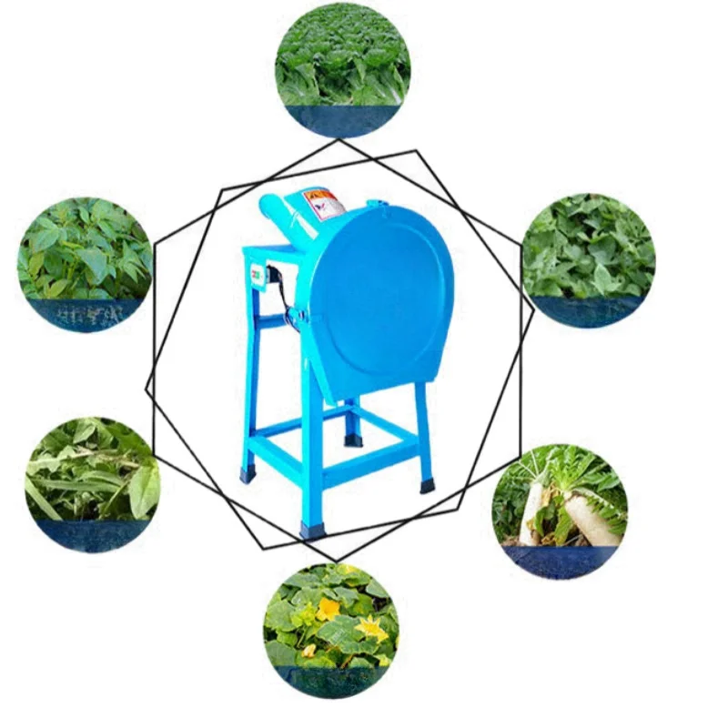 Multi Functional Electric Feed Processing Pig Cattle Feed Machine Straw Crusher Animal Feed Grass Cutting Machine