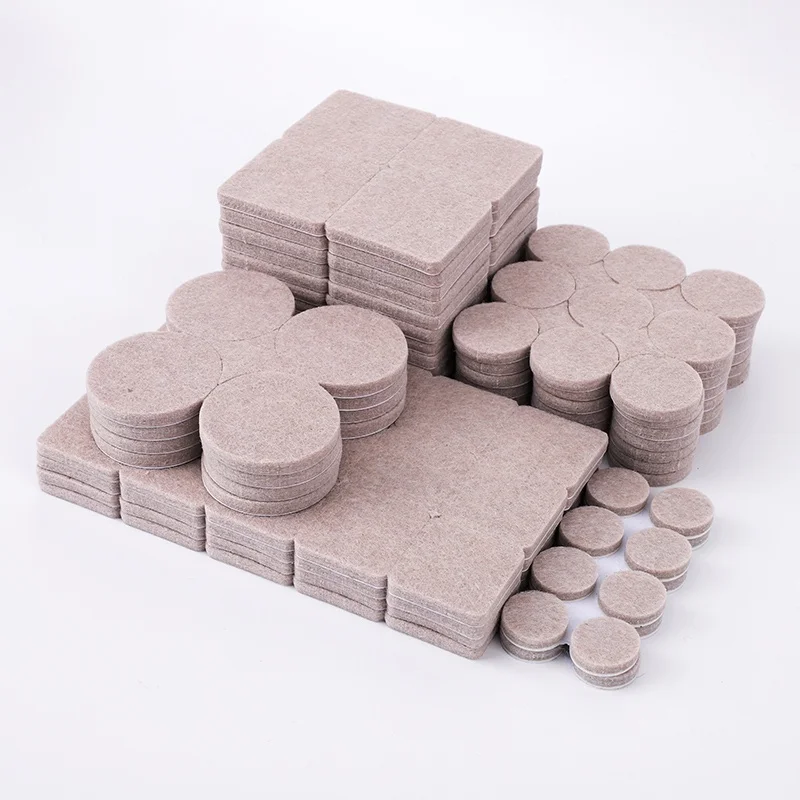 Mute Non-slip Self Adhesive DIY Furniture Accessories Felt Chair Leg Pads Thick Floor Scratch Protector Mat