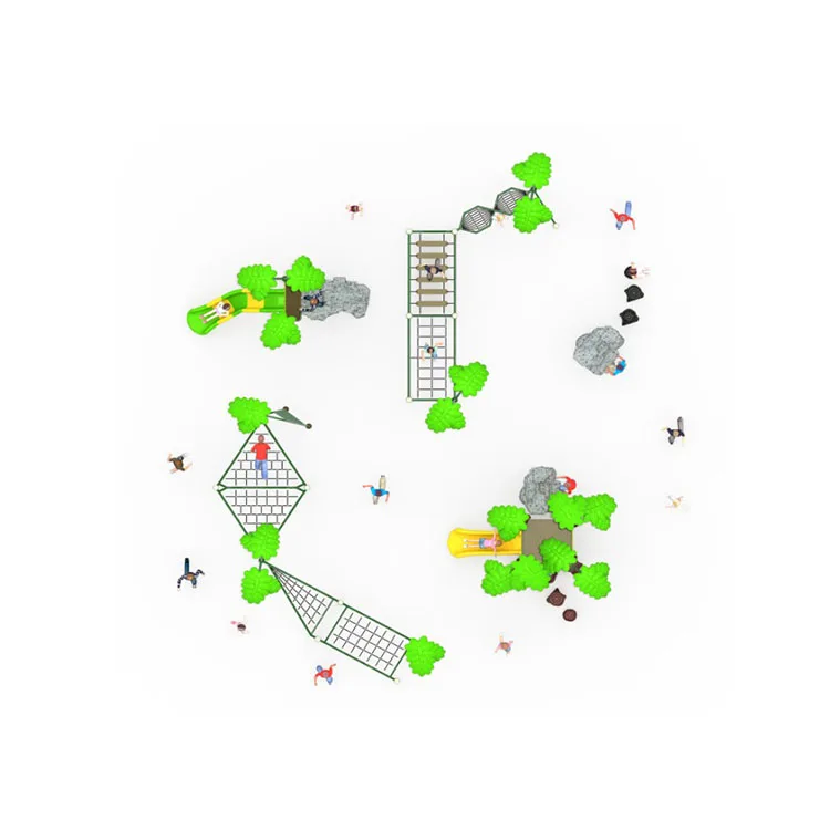 Kids Playground Climbing Outdoor Equipment Park Children Outdoor Playground Plastic Slide for Children