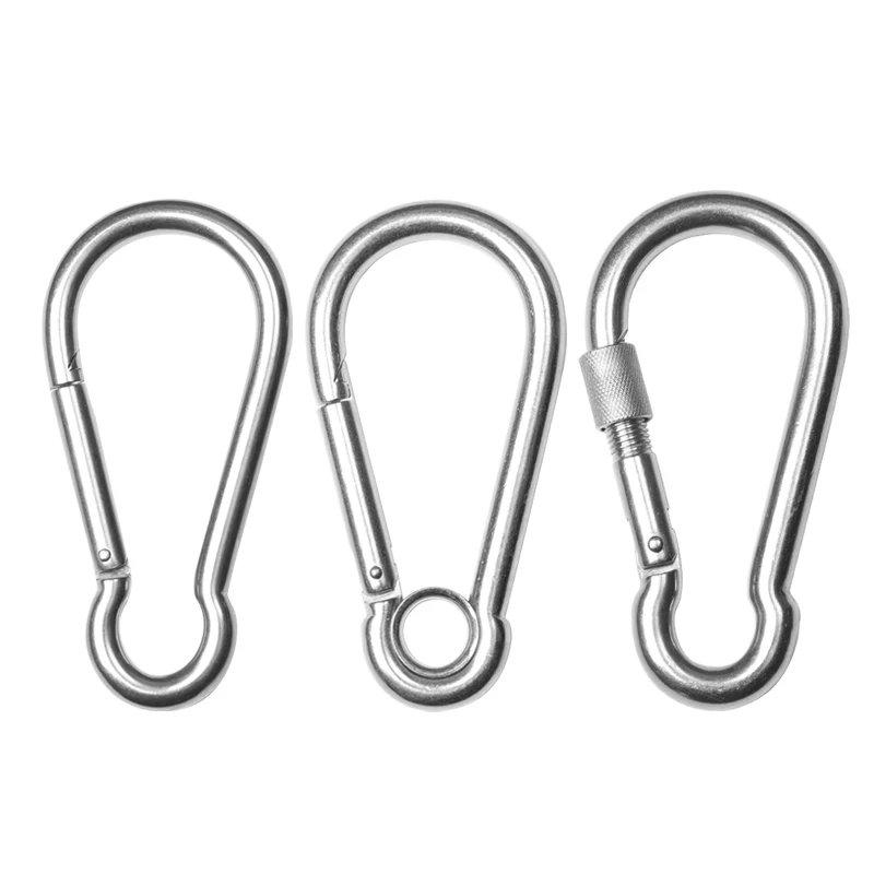 Stainless Steel Various Sizes Twist Snap Hook High Quality Metal Snap Hooks Durable Swivel Hooks for Handbags