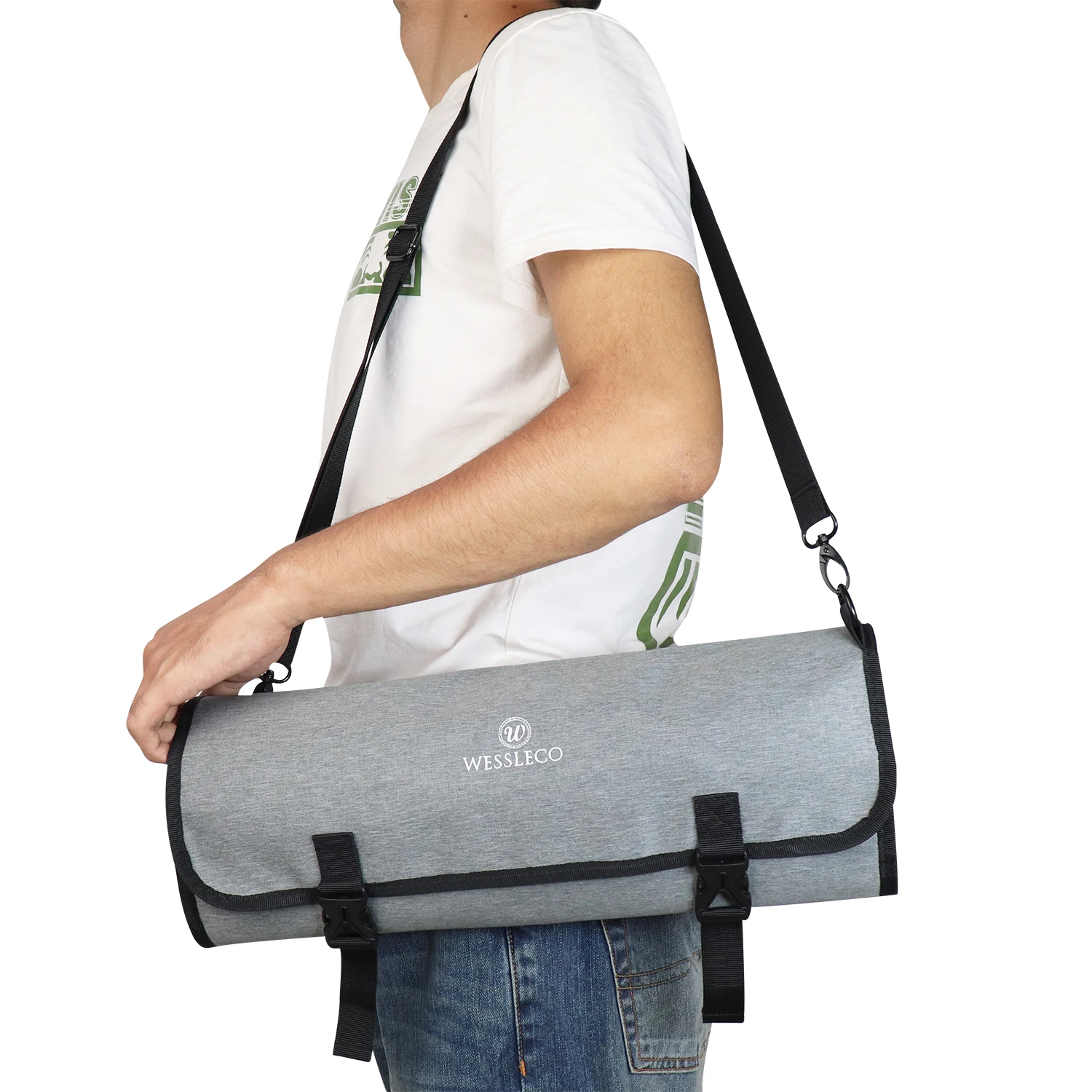 Chef Knife Roll Bag Water-Resistent Storage for Kitchen Knives Utensils Tools