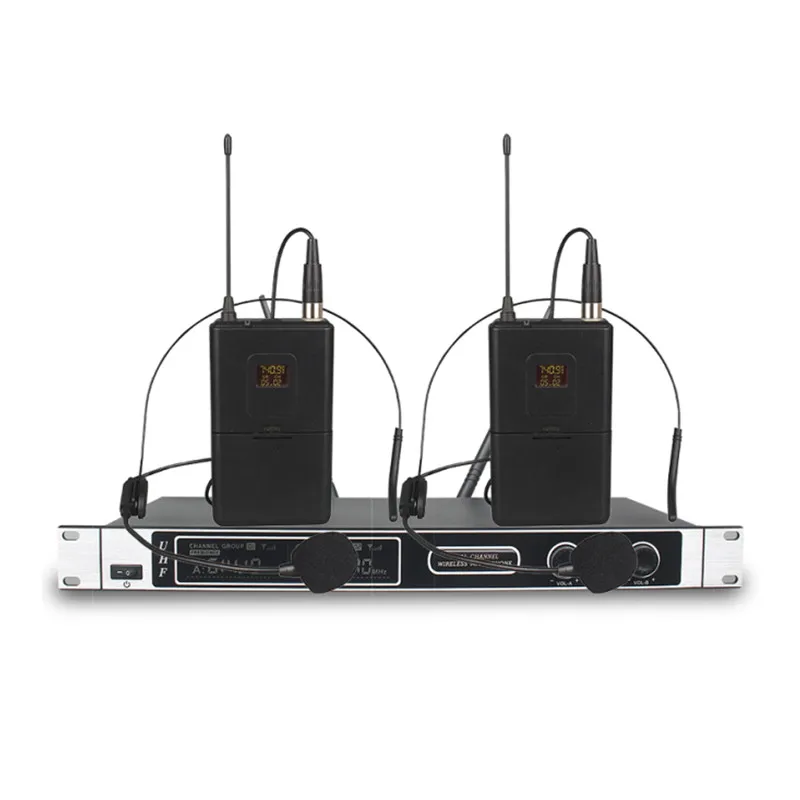 EPXCM/GU-280 Uhf Professional Headset Handheld Lavalier Bodypack Wireless Microphone For Singing Karaoke Lectures