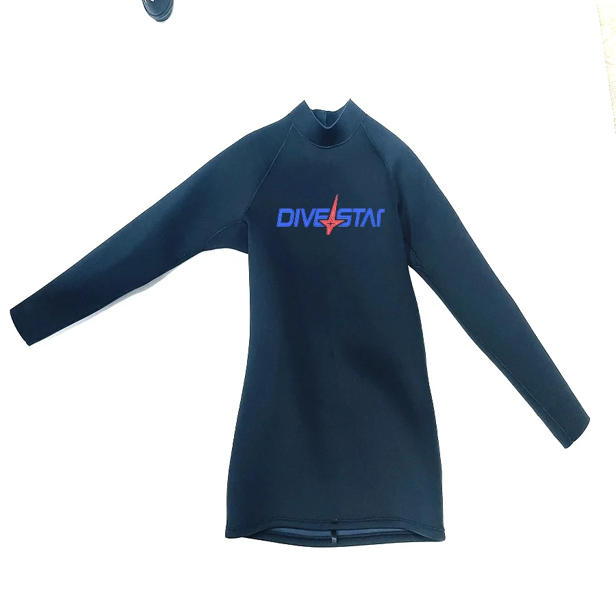 Unisex Long Sleeve Sailing Jacket Customized 1.5mm/2mm/3mm Neoprene Top Waterproof Plus Size Fashionable Print for Adults