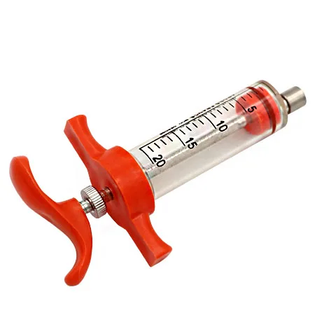 10ml 20ml Reusable Plastic Steel Veterinary Vaccine Syringes/Injector Mecial Different Types of Syringes Pump