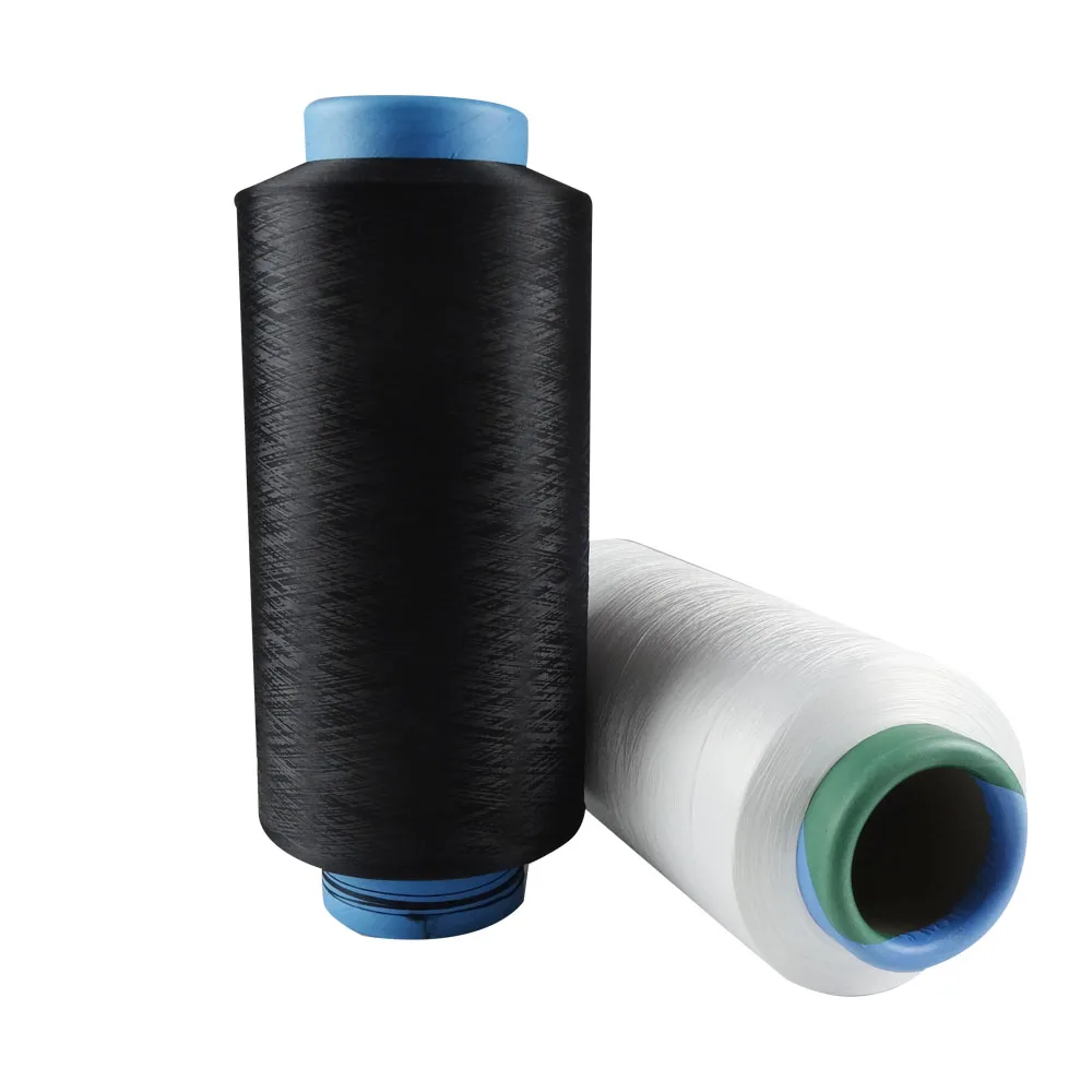 75D/36F топ продаж полиэфирная трикотажная нейлоновая текстурированная DTY Dope окрашенная пряжа