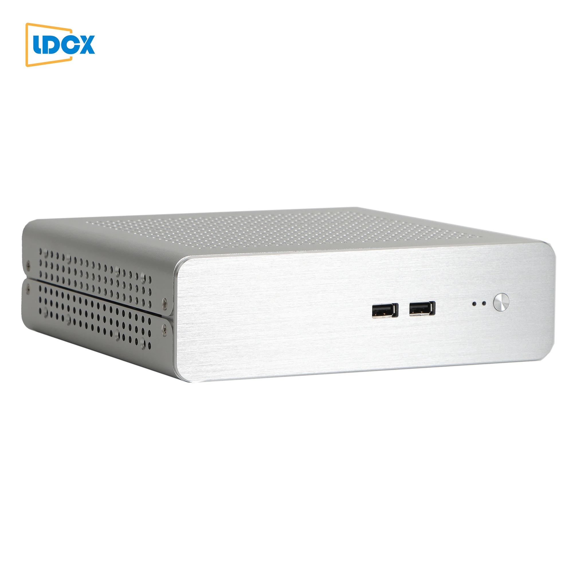
LDCX G60S all aluminum ITX chassis Mini PC desktop custom mini itx case 