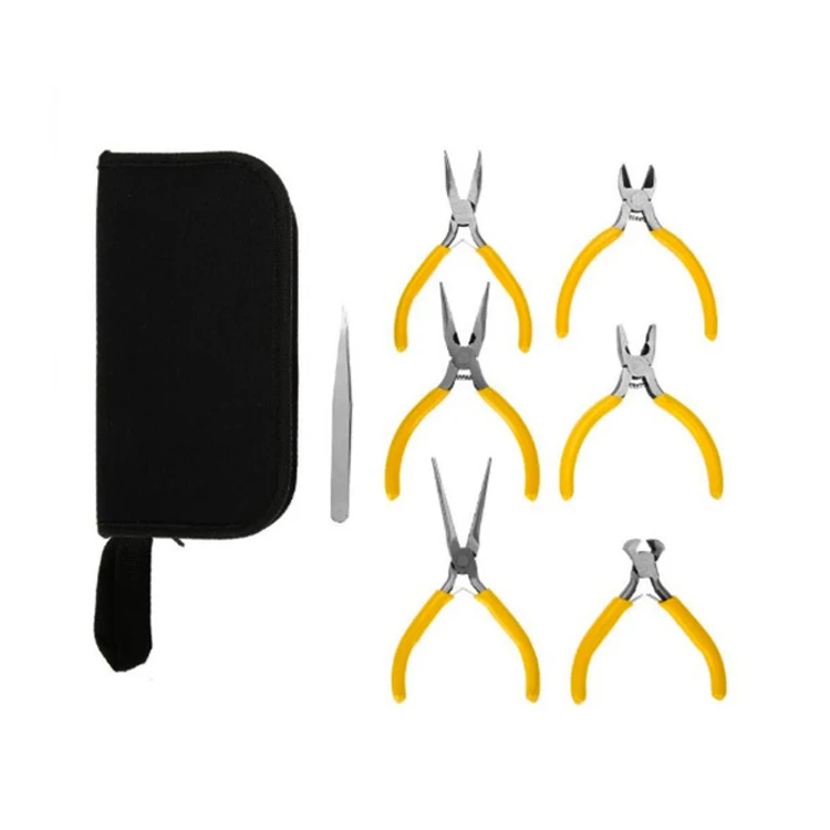 Мини плоскогубцы инструменты 7 шт. инструмент сумка Упаковка