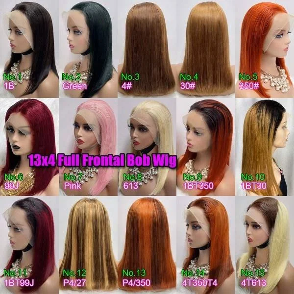 Pixie Cut Wig Prepluck Short Bob Curly Human Hair Wigs Cheap 13X1 Transparent Lace Frontal Water Deep Wave Lace Front Wig