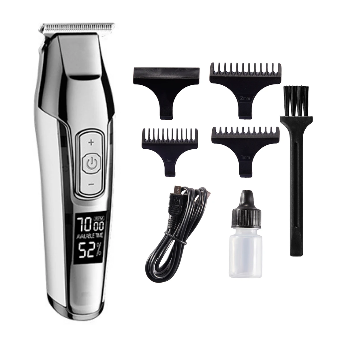 Traditional Hair Clippers  Professional Electric Trimmer lcd Barber Equipment Hair Cutting Machine cord and cordless T-trimmer