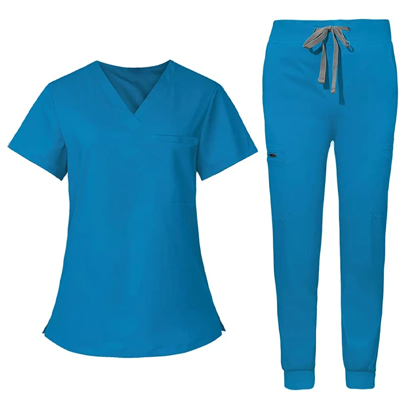 Pharmacy Medical Scrubs Uniforms Wholesale Hospital Jogger Scrub Sets Fashionable Custom Scrub Suits For Doctors And Nurses