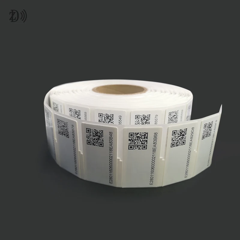 Big promotion PET UHF Label 55*15mm Impinj Monza R6-A RFID Flexible Anti metal Label