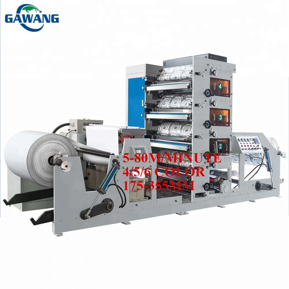 Maoyuan Easy Exchange Molds Plastic Label Printing Machine Printing and Cutting with Slitting China Manufacture Gawang Machine