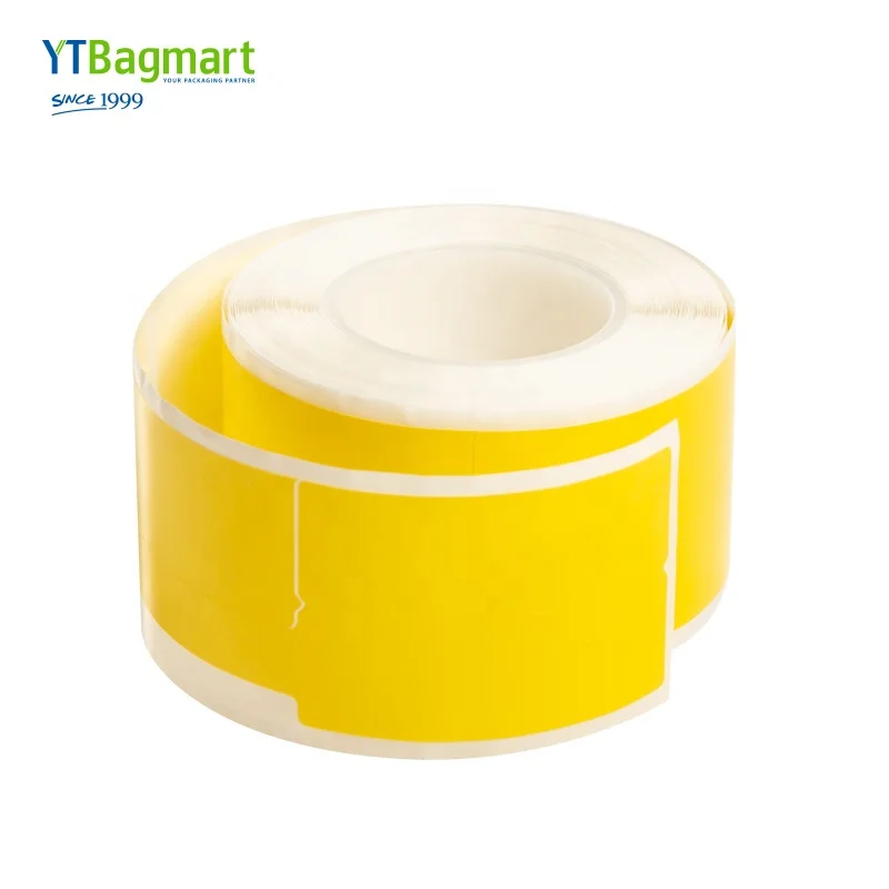 Colorful Self Adhesive Rectangular Thermal Cable Labeling Thermal Label Paper Roll For Suitable Cable