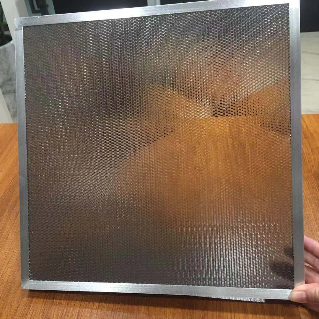 Aluminum Honeycomb core  board with frame for air filter