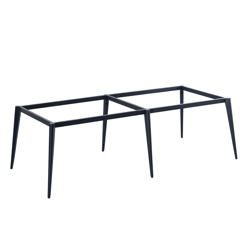 Стол для переговоров деревянный с металлической ножкой 6 или 8 человек