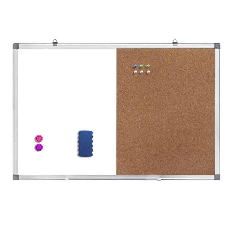 Доска для объявлений для школы и офиса, доска для объявлений сухой стирания, белая доска для объявлений с настенным креплением