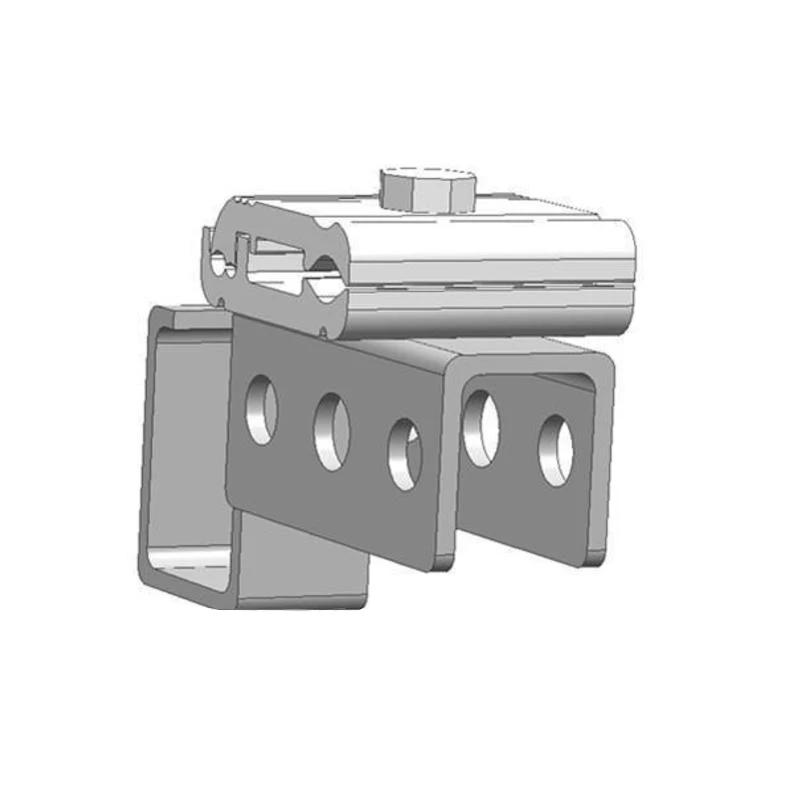 FTTH Aluminum Aerial Intermediate Rod Clamp for Pole Fixing for Fiber Optic cable Accessories