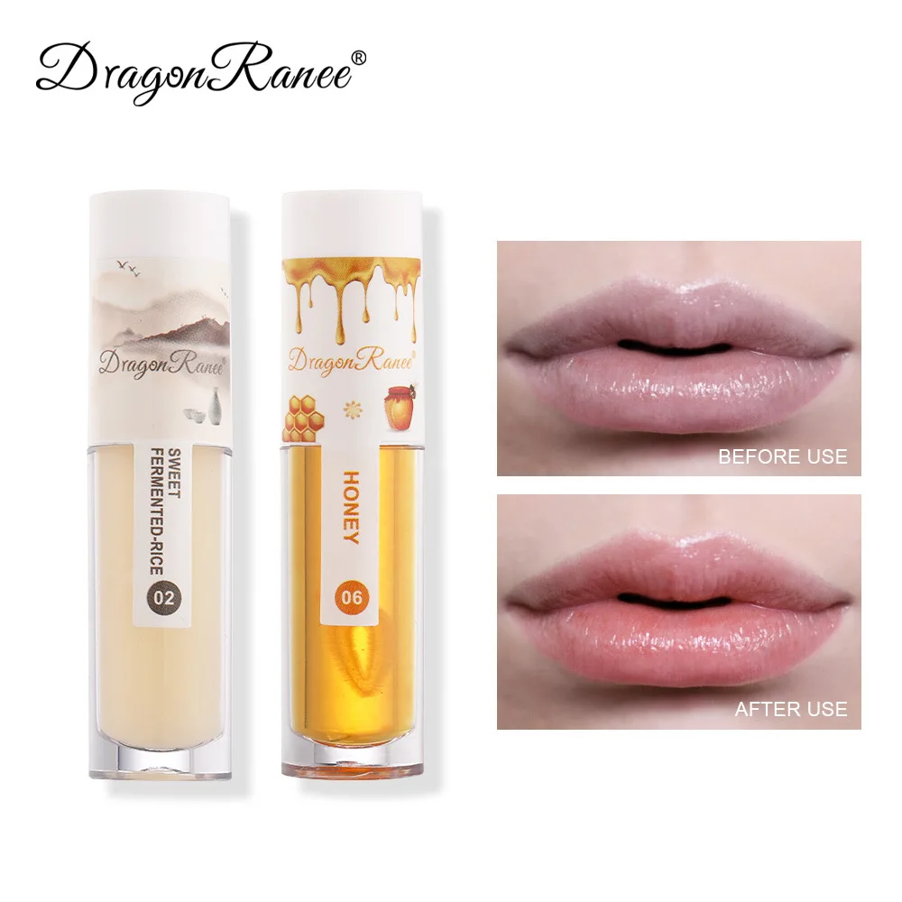 Wholesale Lip Oil Vegan Flavouring Honey Lip Tint Scent Color Changing Tinted Plumping Hydrating Lip Gloss Oil