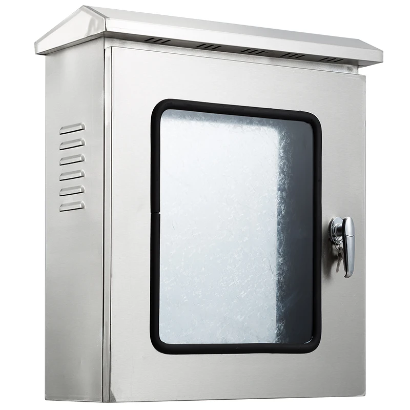 Outdoor Metal IP55 Electrical Floor Standing Cabinet / Switch Box / Cable Distribution Box
