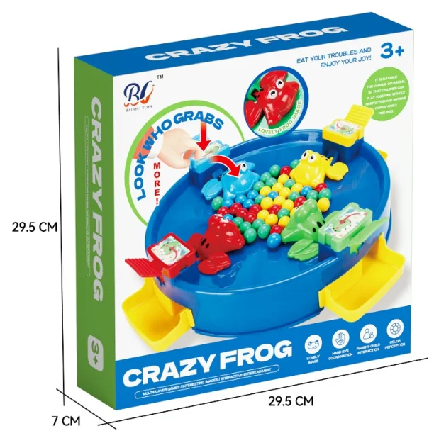 Четыре игрока настольная игра-головоломка сумасшедшая лягушка Pacman