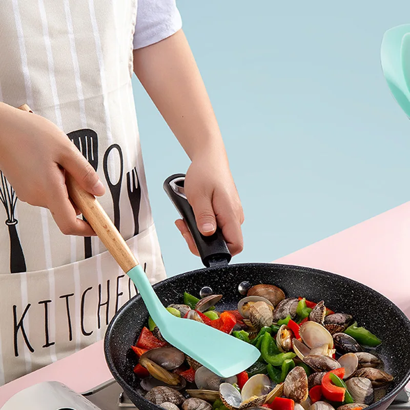 Практичные кухонные инструменты лопатка пищевой силикон кухонная посуда