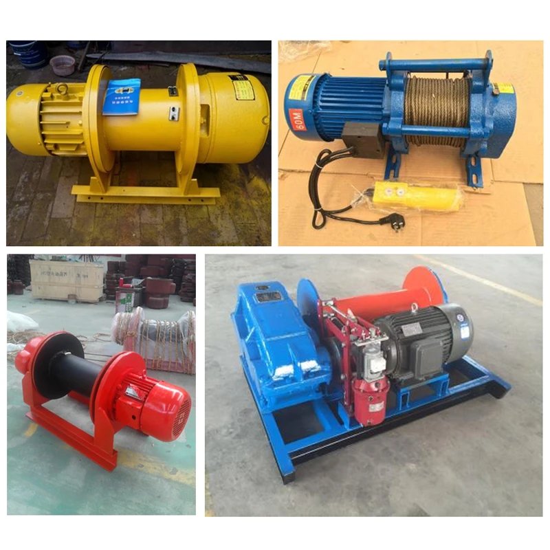 CD1 Type Aluminum Shell Electric Winch 2 Ton Capacity 220v 380v Mini Electric Winch for Manufacturing Plant