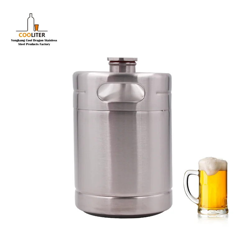 2l 3.8l 4l 5l 10l Stainless Steel Draft Mini Beer Keg Dispenser Homebrew-mini-kegs Instal1ation Frizzante Wine Beer Mini Keg