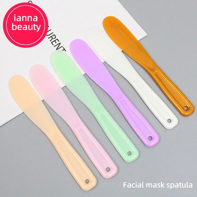 Manufacturer custom logo diy face mask mixing spoon makeup mask spatula home face mask stick beauty tool