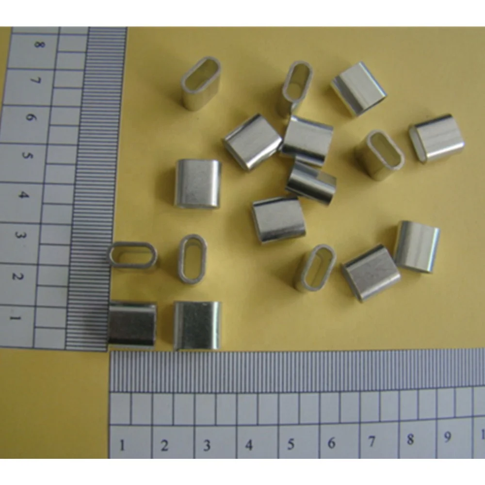 Popular Wristband Lock, Flat Aluminum Ring Alu Lock for Event Wristband