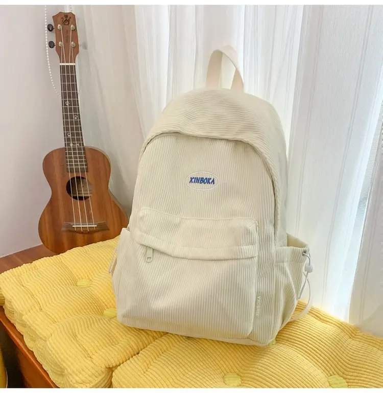 2024 Новый Лидер продаж высококачественный студенческий рюкзак Mochila простой однотонный школьный водонепроницаемый нейлоновый для девочек и мальчиков