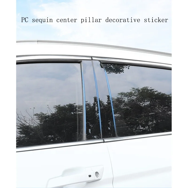 Car Window Center Pillar Sticker Molding Trim Cover For BMW 2005-2012 3 Series E90