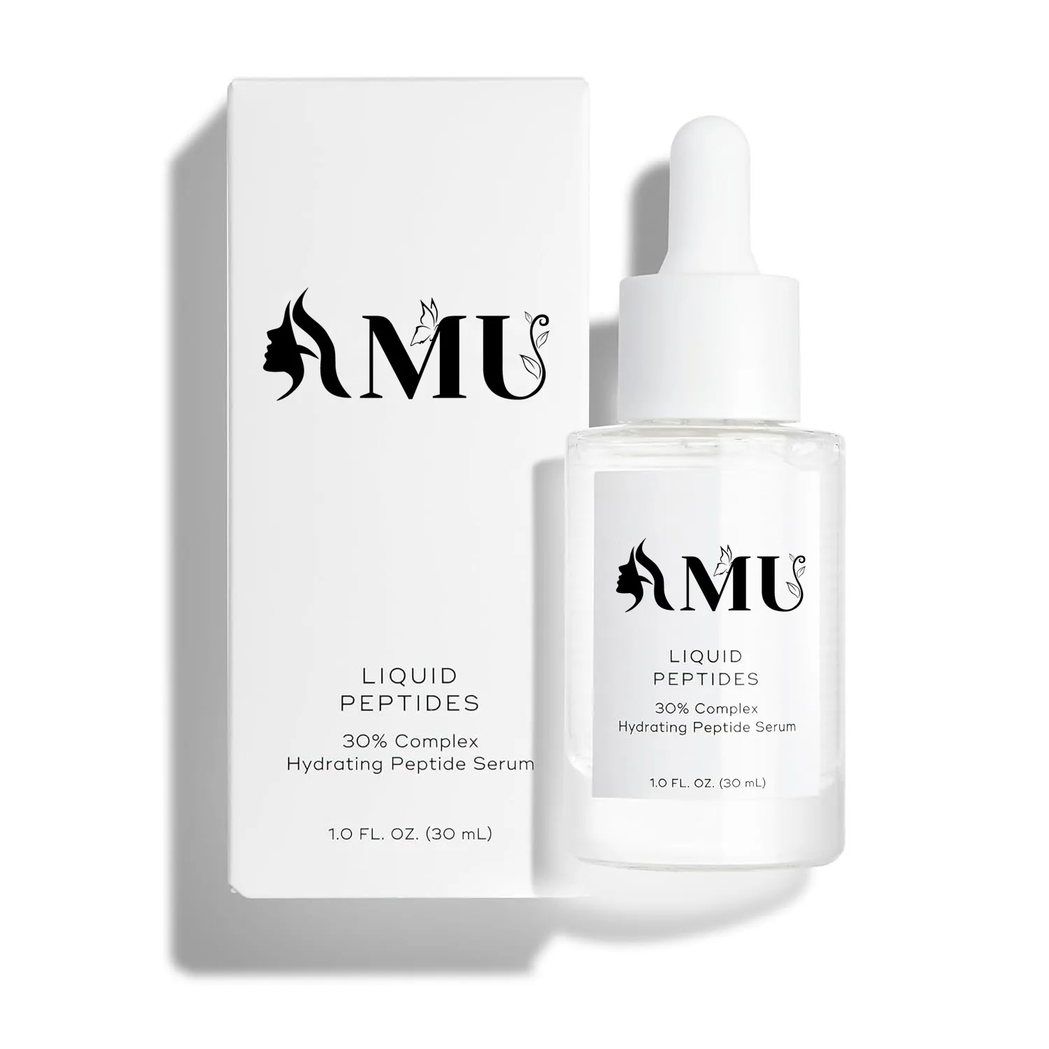Customized Logo Formula Reducing Wrinkles Fine Lines Skin Care Face Lightening Stem Cell Peptide Serum