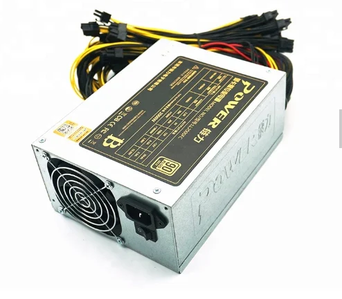 Lianli/OEM newest style gpu ATX power supply psu BTC 2000w