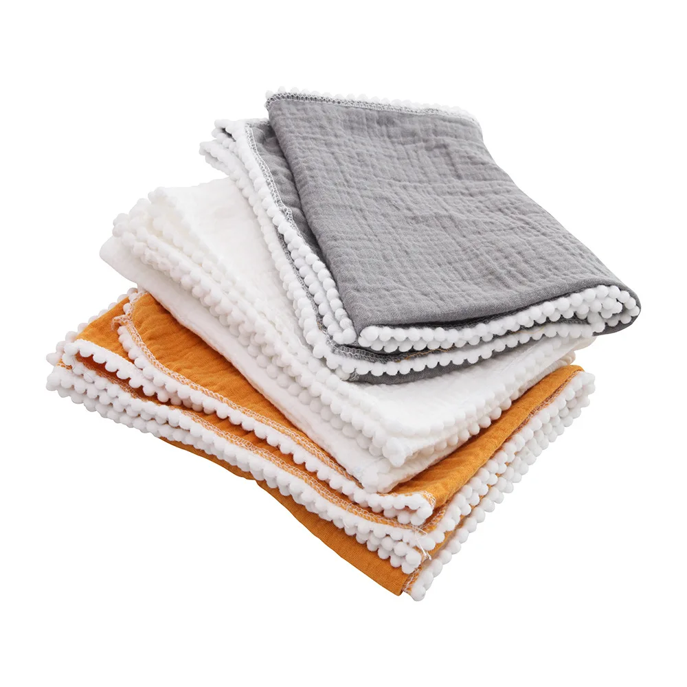Wholesale Sets French Linen Baby Muslin Blanket 4 Layers