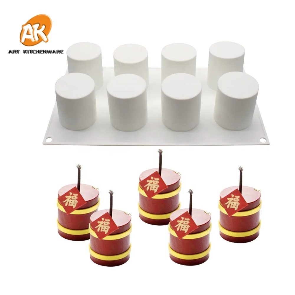 AK; Обувь со шнуровкой 8 отверстий цилиндра силиконовый мусс силиконовые формы для выпечки литров булочных DIY кондитерского инструмента торт инструменты изготовления мыла