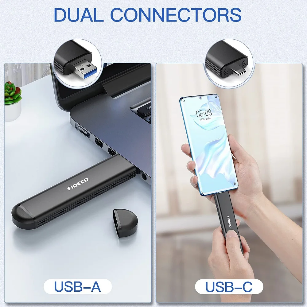 FIDECO Nvme M.2 Pcie Ssd External Enclosure Usb 3.1 Type C Ngff Case M.2 Ssd Enclosure Nvme Disque Dur Externe Ssd