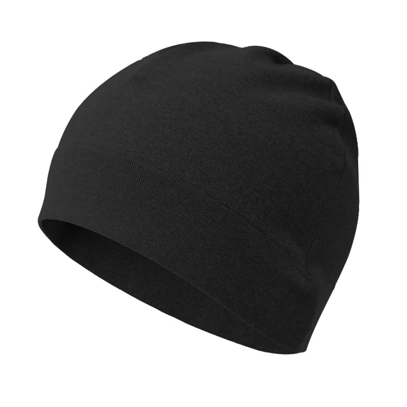 Outdoor Sports Cycling  Running Mens Elastic Fleece Warmer Beanie Hat Quick-drying and breathable Helmet Liner Skull Wave Cap