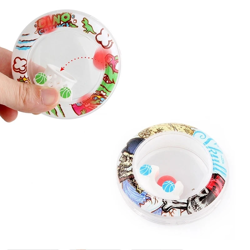 Novelty Fidget Spinner Fingertip Magic Turntable Anti Stress Spinning Funny Finger Toys Fidget Toys Competition Basketball Ring