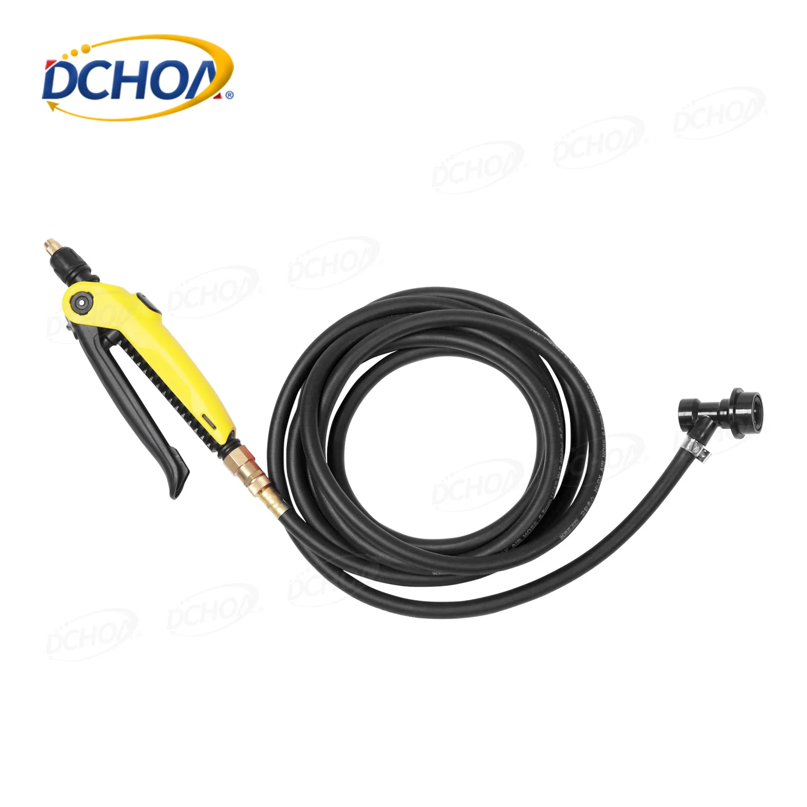 DCHOA Customized 19 feet Garden Hose Flexible Hybrid Hose Kink Free Water Hose Pipe with Sprayer Handle