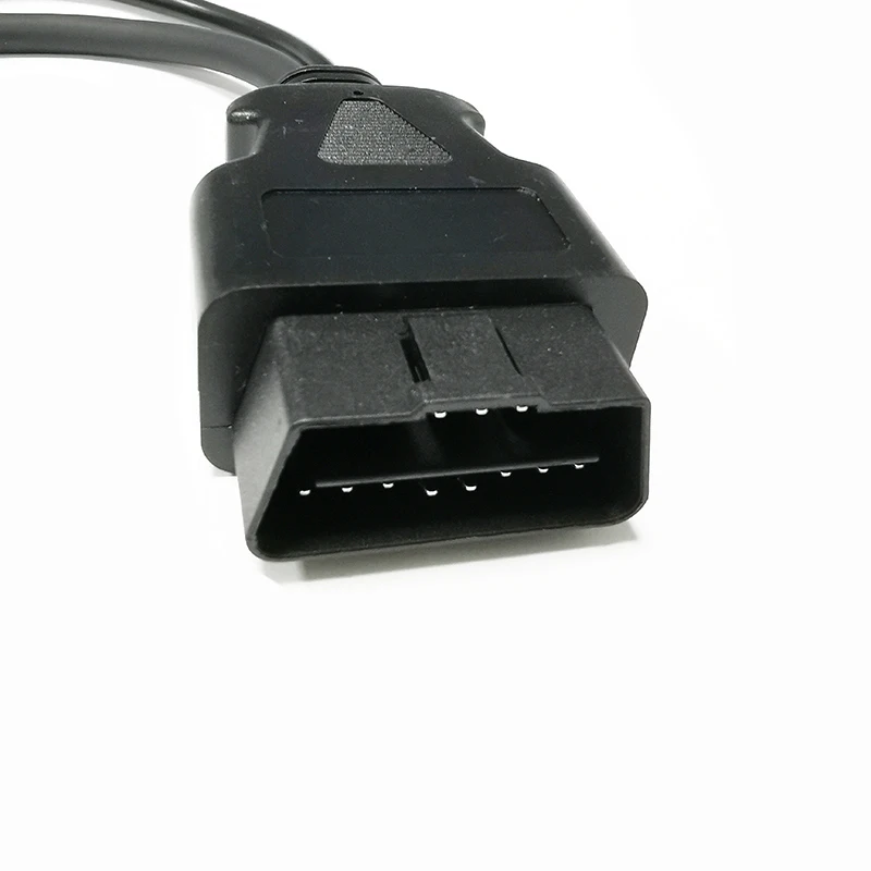 Replacement For Ford 16pin OBDII OBD2 Splitter Y Cable Male to Double Female Automotive Vehicle Car Wire Lead Cord