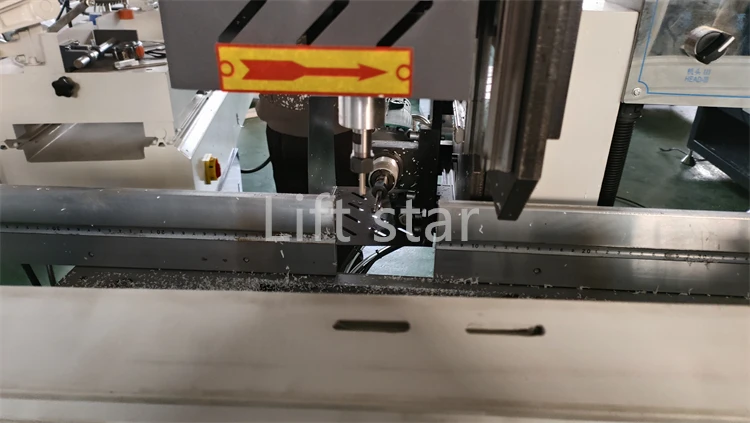 two head auto water-slot milling machine for pvc profile window profile water slot milling machine