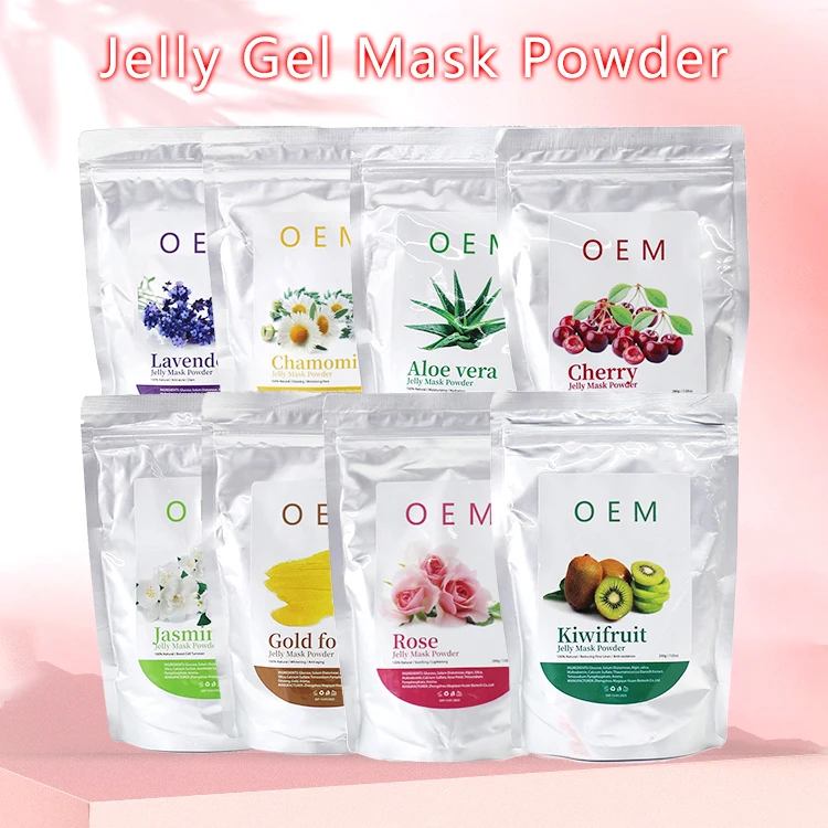 Face Rubber Crystal Gel Peel Off Facial Collagen Hydrojelly DIY Rubber Jelly Mask Powder