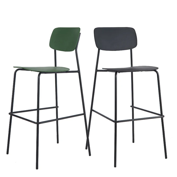 Bar Chairs Nordic Tall Cheap Counter Furniture Gold Metal Back Luxury Kitchen Modern High Stool Bar Chairs