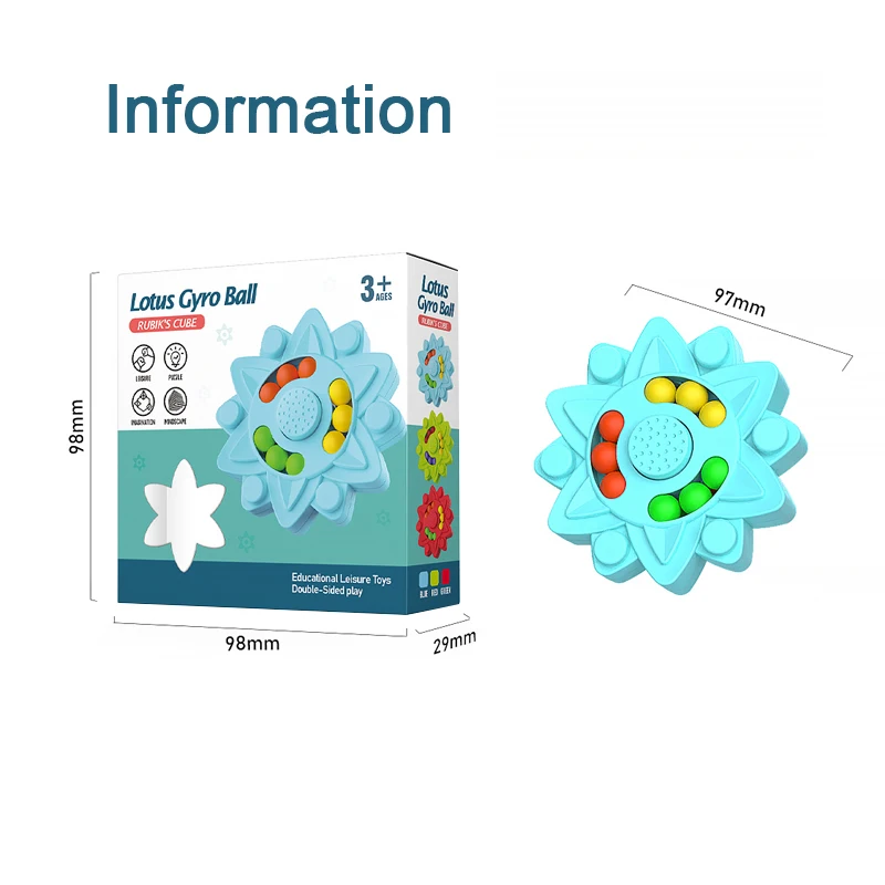 Top sale cube beans wholesale finger top educational toys for children