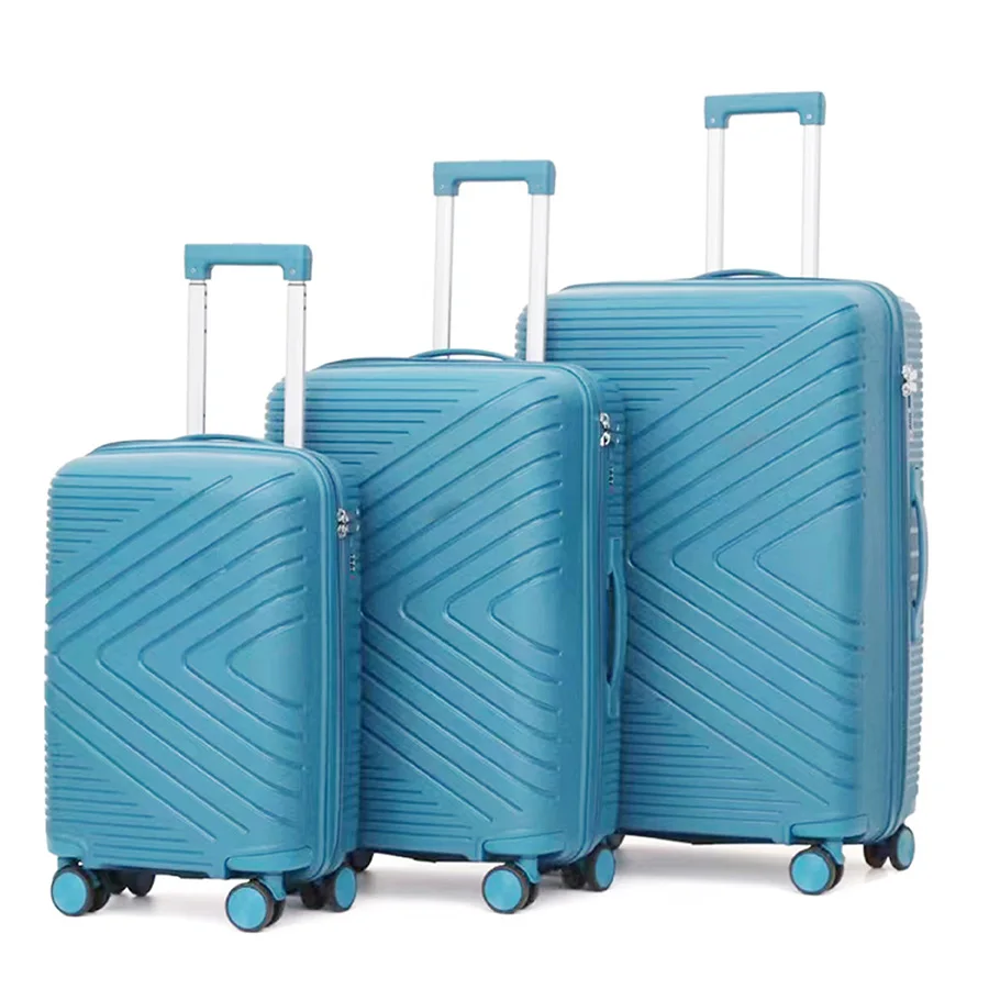 Semi Finished Luggage Set ABS 12 Pcs 18-29inch travel trolley bags Wholesale Custom suitcase Travel Bag new design luggage