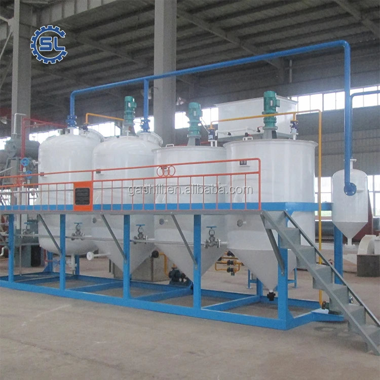 Latest Technology Automatic Edible Oil Refinery Machinery