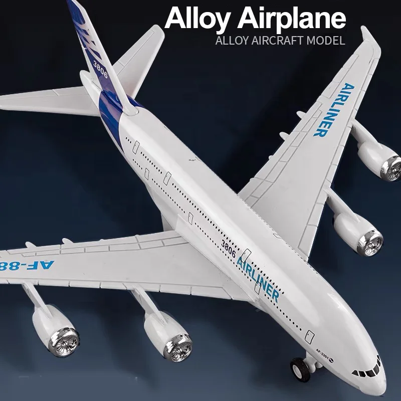 22CM Diecast Aircraft Metal Toy Vehicle Model Airline Air Plane a380 airplane model jet plane Toy kids
